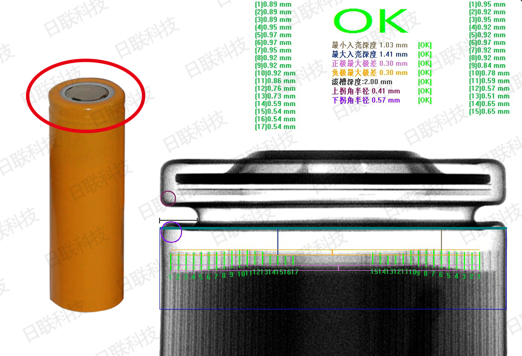 日聯科技鋰電池檢測 日聯科技鋰電池檢測